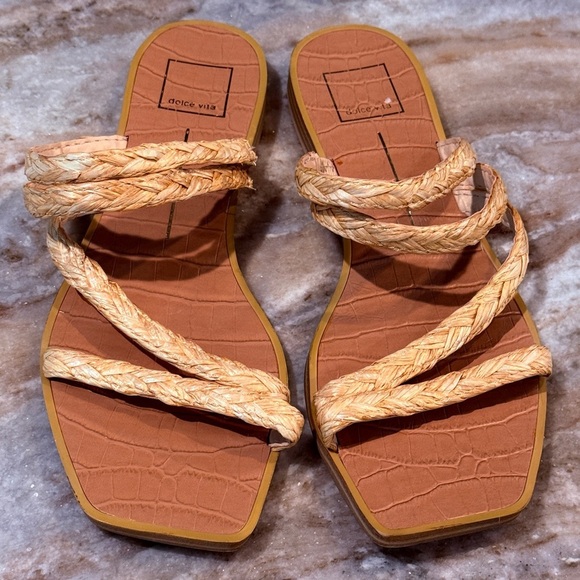 Women’s DOLCE VITA Indo raffia sandals- Size 8 - Picture 2 of 5